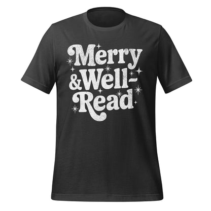 Merry And Well Read Graphic T-Shirt Holiday Apparel