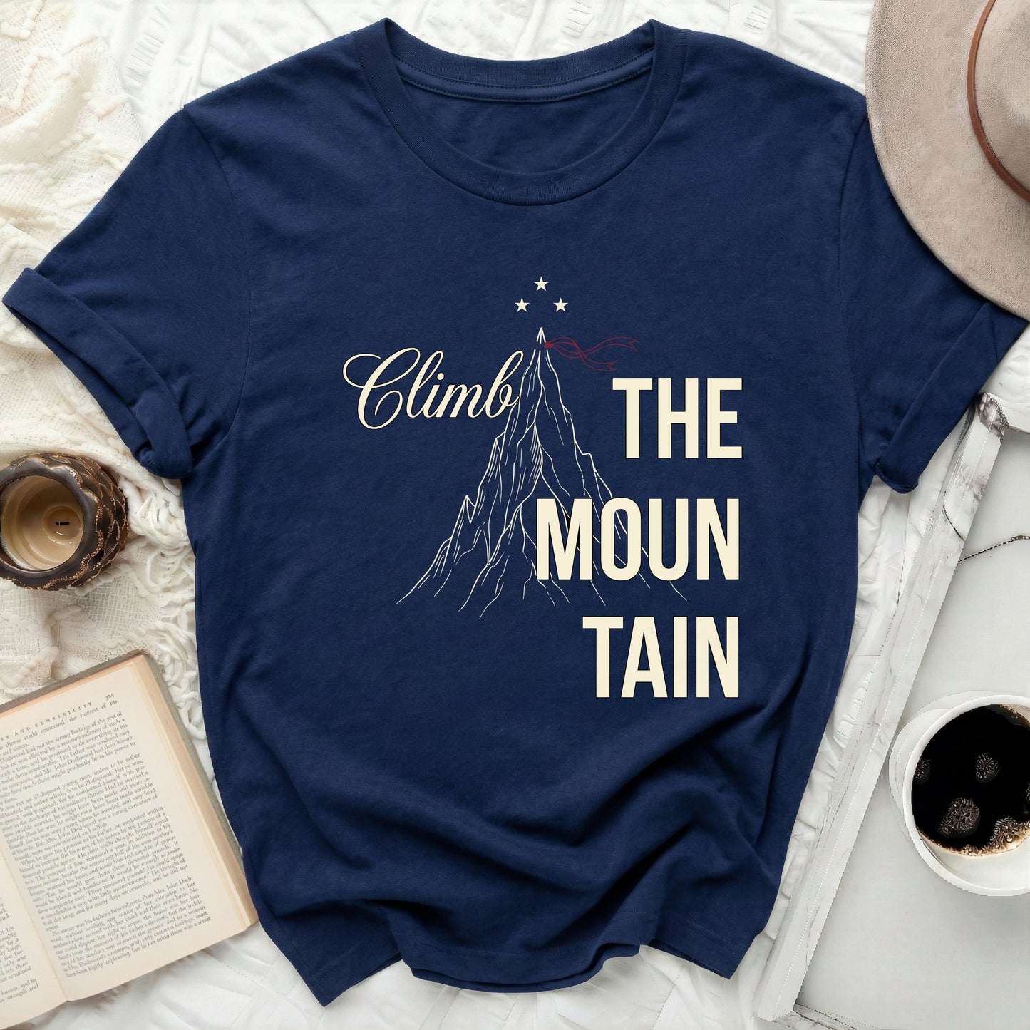 Climb THE MOUNTAIN Adventure Inspirational Design product type