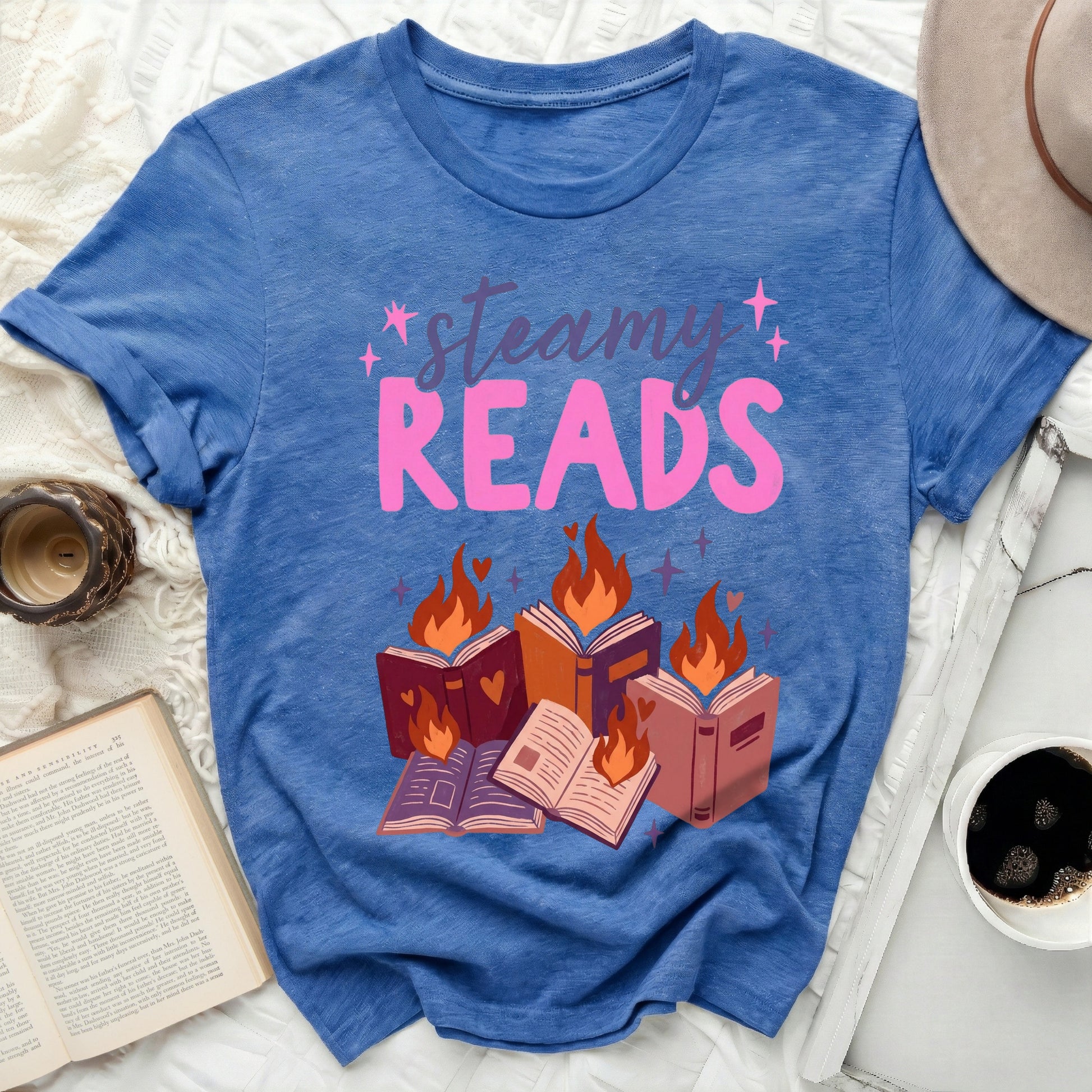 Steamy Reads Burning Books Aesthetic Design product type
Steamy Reads
Book Lover
Reading Gift
Bookworm
Burning Books
Hot Reads
Romance Books
Bookish Gifts
Reader Life
Literary Design
Aesthetic Books
Book Stack
Flame Design
Unique Reader
Gift for Readers
Book Club
Novelty Item
Book Graphic
Cozy Reading
Story Teller