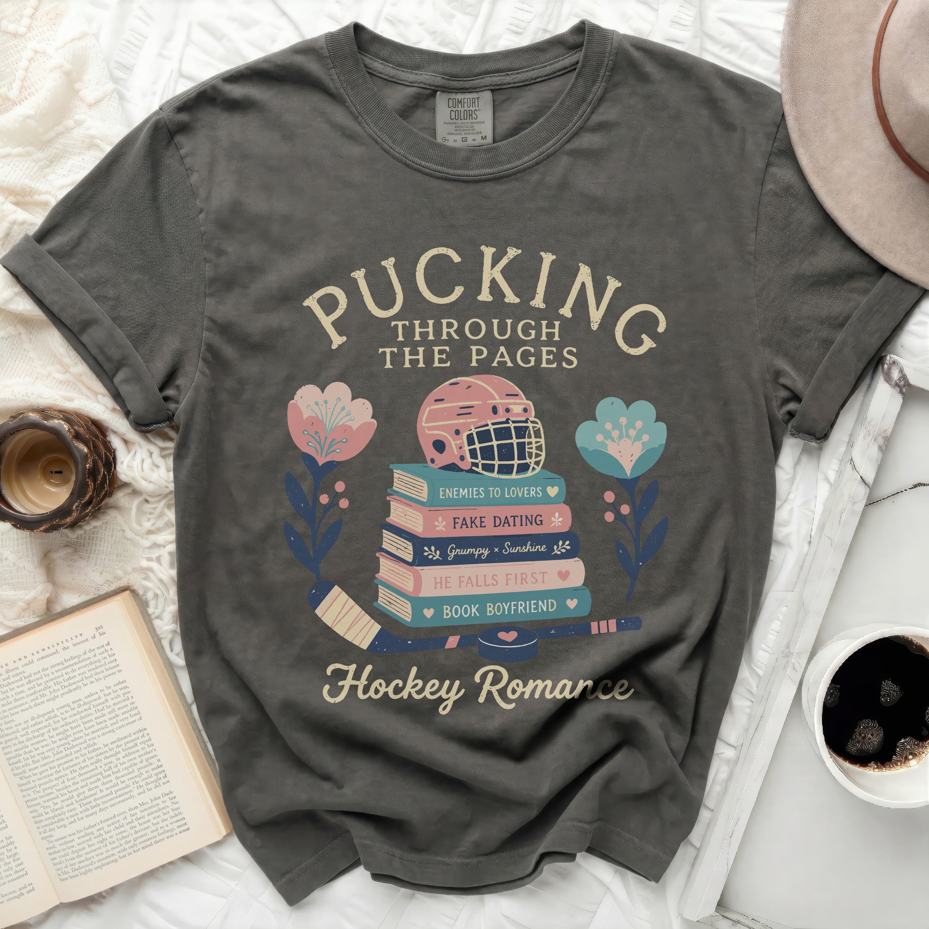 Dark t-shirt with 
