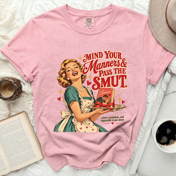 Pass The Smut Tee in Blossom