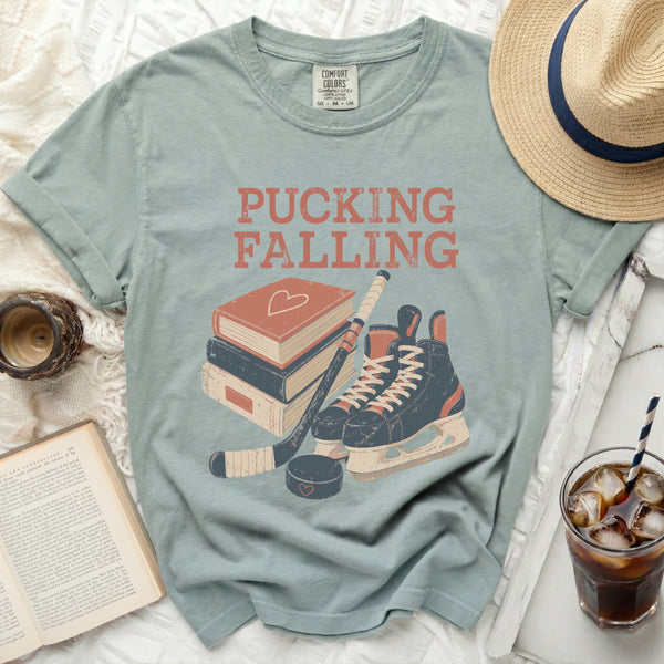 Pucking Falling Tee in Bay