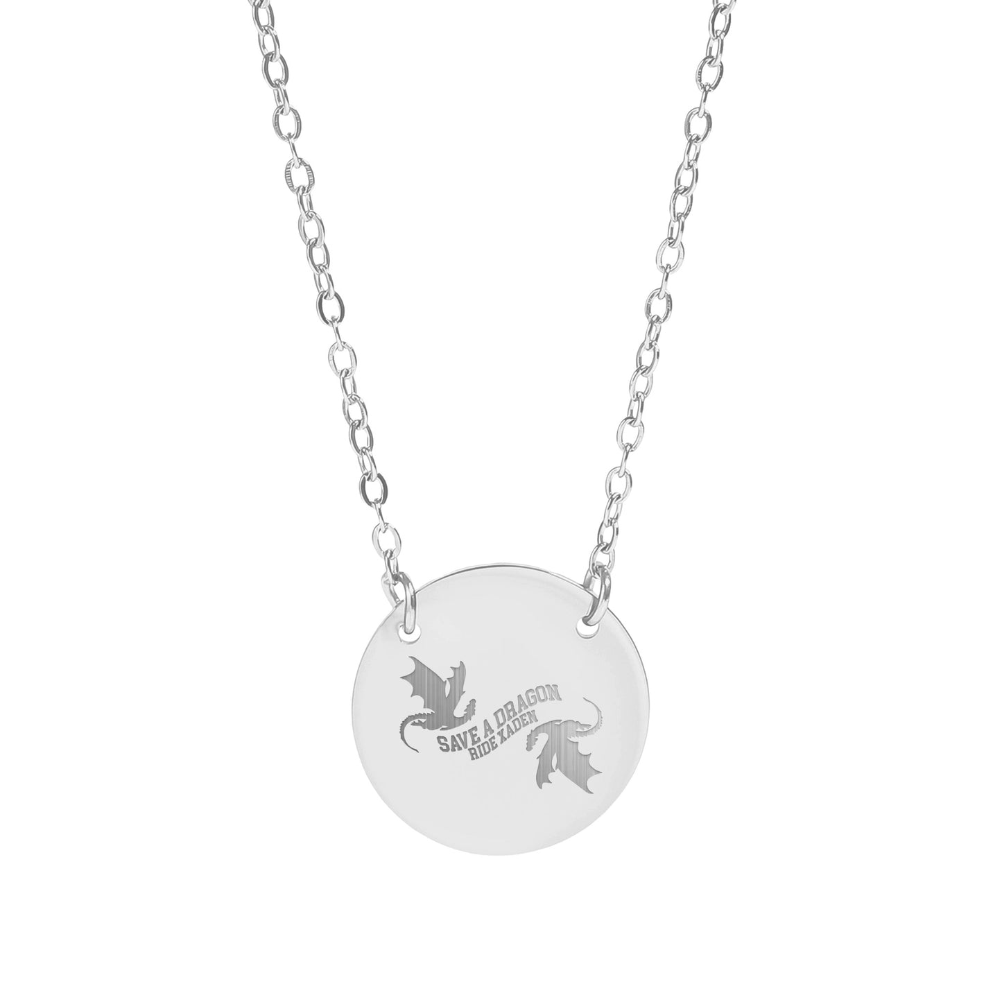 Save a Dragon Ride a Lizard Necklace Jewelry Item