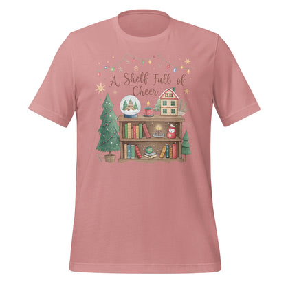 A Shelf Full of Cheer Festive Graphic T-shirt