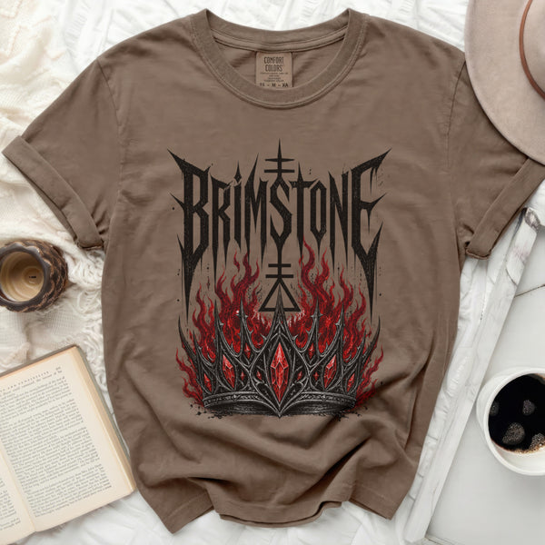 Regal Brimstone Crown Tee in Espresso