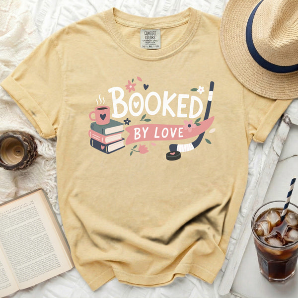 Booked By Love: Cozy Hockey Tee in Butter