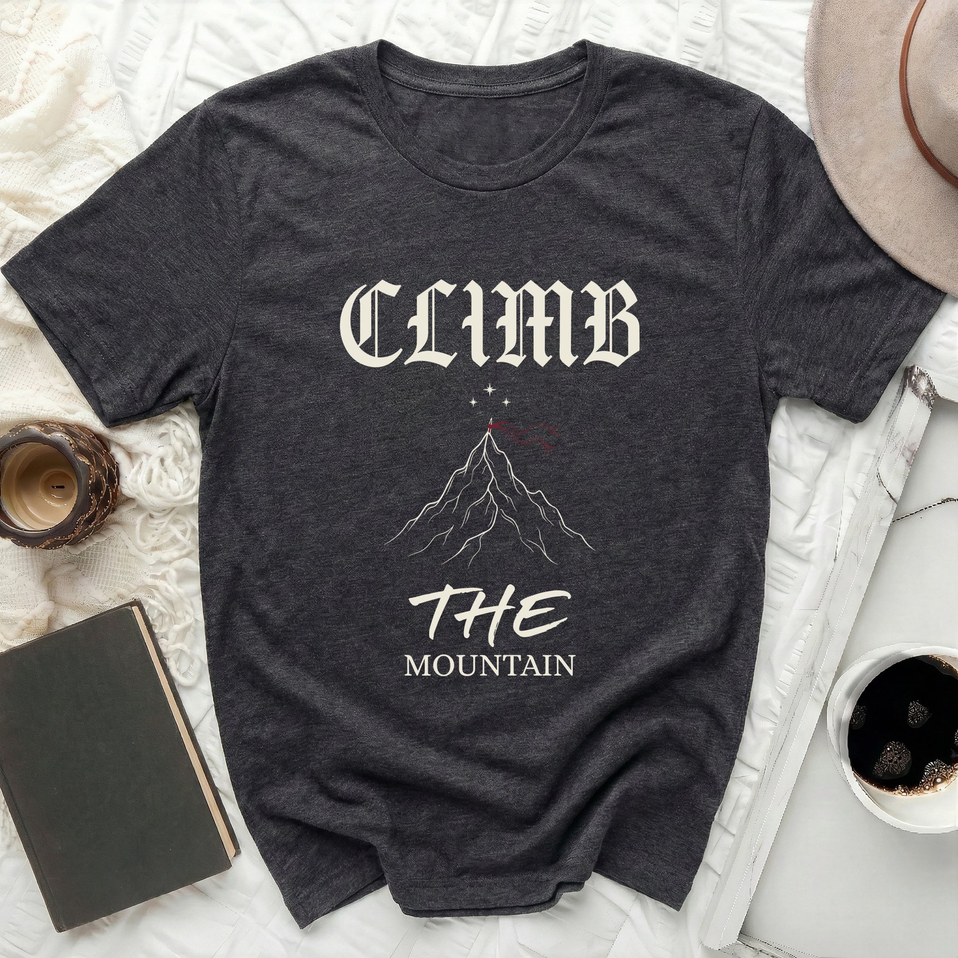 Climb The Mountain Graphic Tee t-shirt product type

T-shirt, Graphic Tee, Mountain Design, Climb Mountain, Adventure Shirt, Outdoor Apparel, Hiking Tee, Nature Lover, Exploration Gear, Peak Conqueror, Charcoal Tee, Round Neck Tee, Short Sleeve Top, Inspiration Shirt, Wanderlust Apparel, Rock Climbing, Summit Tee, Mountaineering, Journey Shirt, Motivational Top