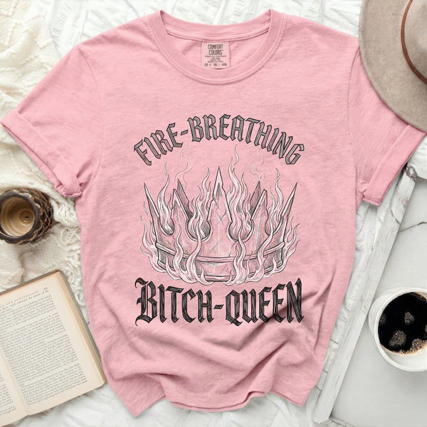 Sketch Bitch-Queen Tee in Blossom