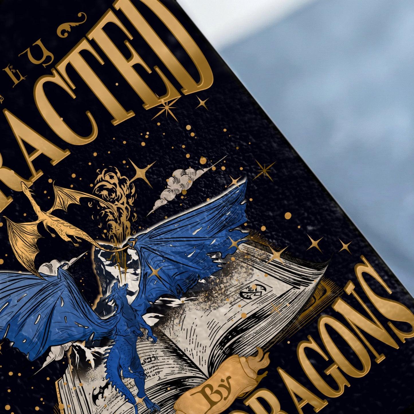 DISTRACTED By DRAGONS Fantasy Dragon Art Design product type