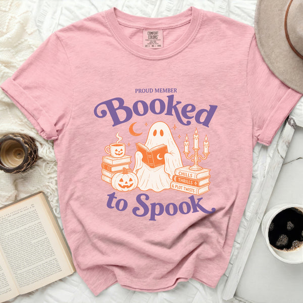 Booked to Spook Tee in Blossom