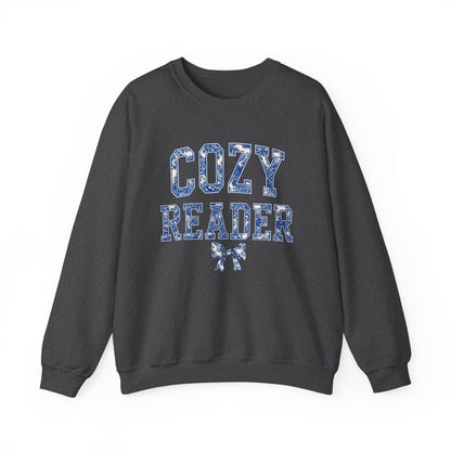 Cozy Reader Sweatshirt Featuring Unique Design