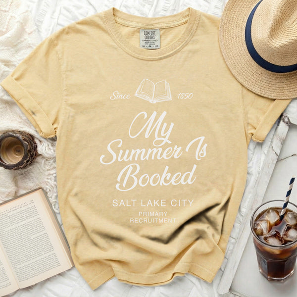 Booked Summer Legacy Tee in Butter