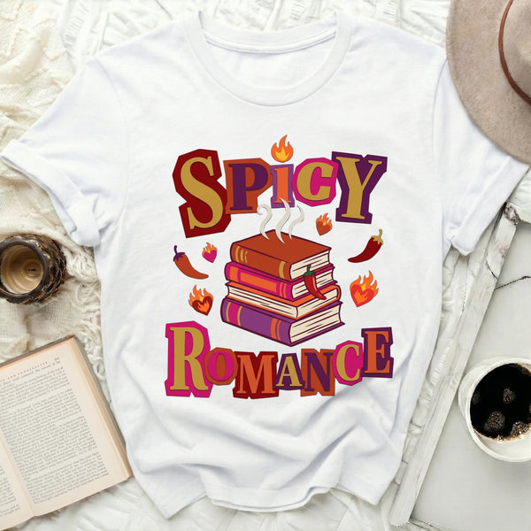 Chili Pepper Romance Tee in White