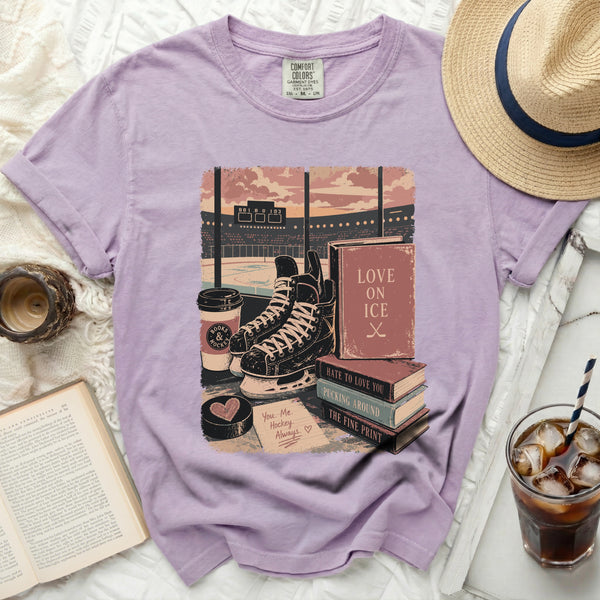 You. Me. Hockey. Always. Tee in Orchid