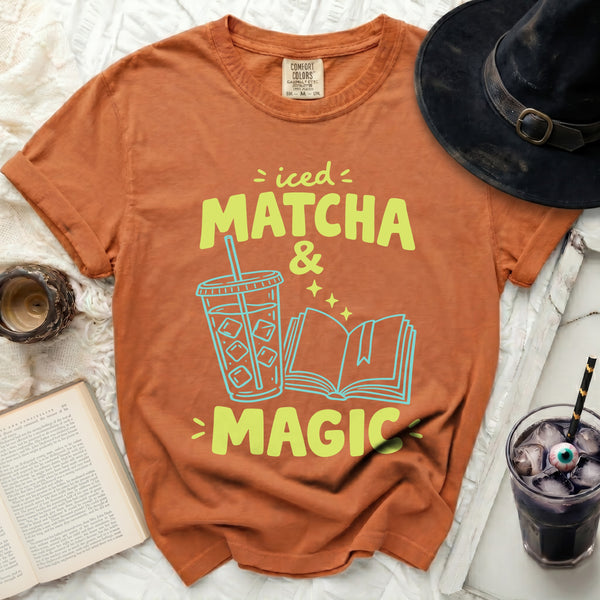 Matcha Magic Tee in Yam
