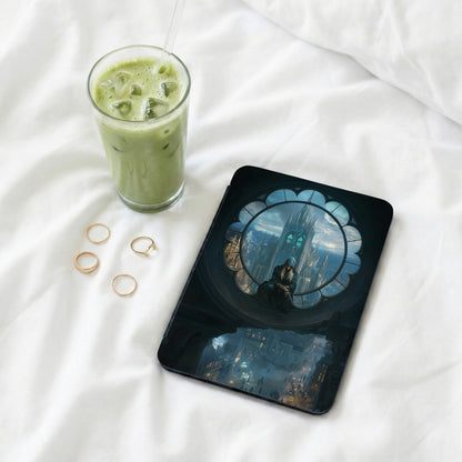 Mystical Gothic City Window View Tablet product type