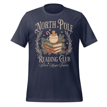 North Pole Reading Club Where Magic Begins shirt