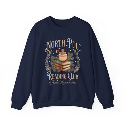 North Pole Reading Club Cozy Winter Sweatshirt