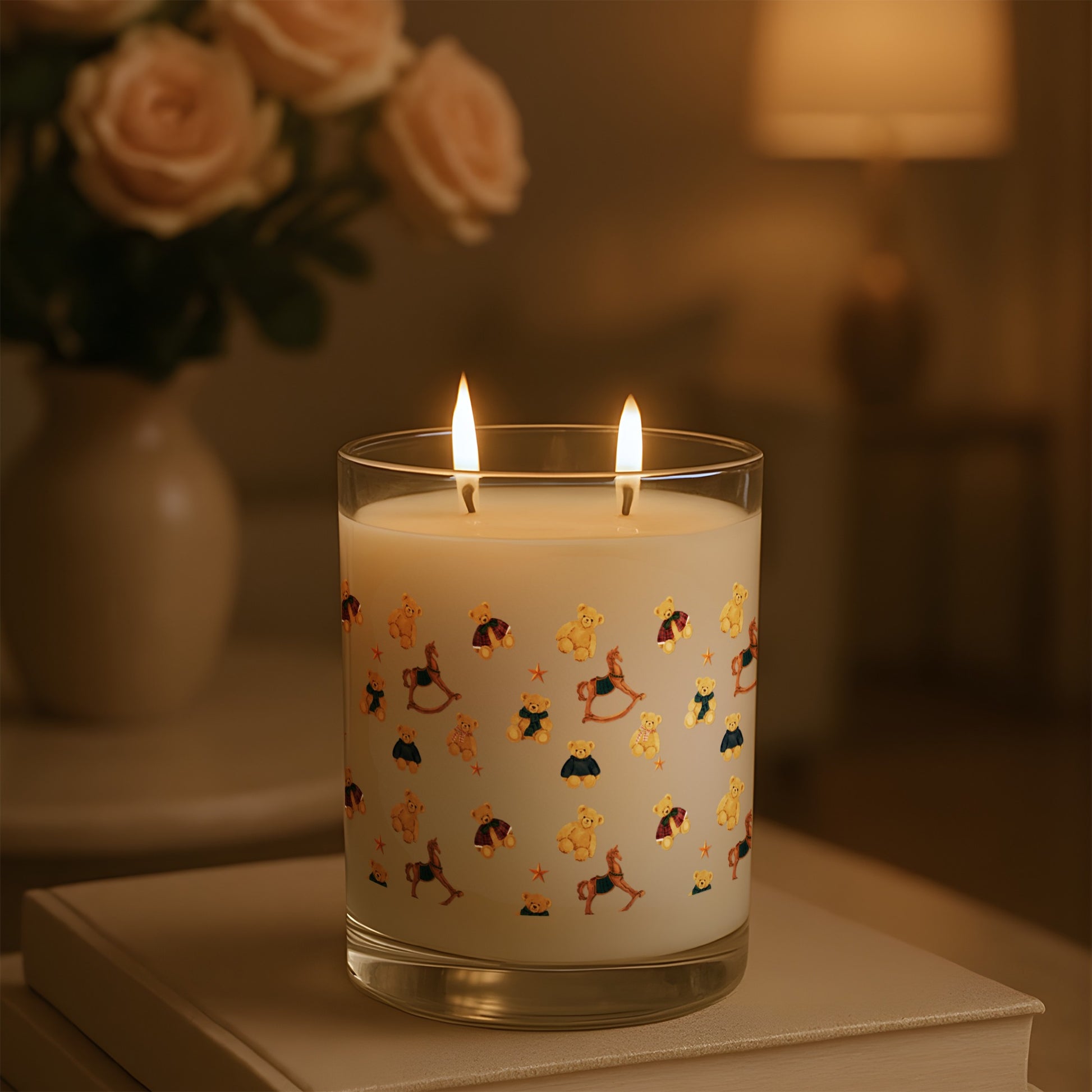 Elegant Candle with Unique Pattern for Cozy Ambience