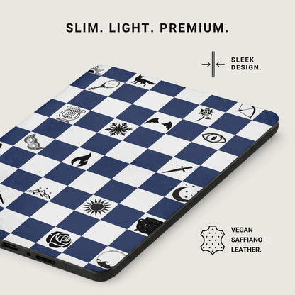 SLIM LIGHT PREMIUM SLEEK DESIGN Blue White Checkerboard Symbolic product type