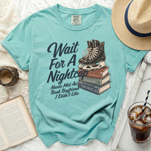 Hockey Nightcap Romance Tee in Island Reef
