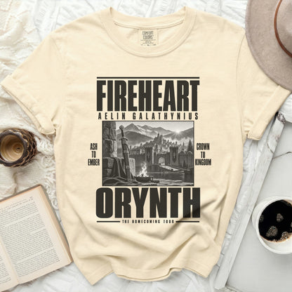 Fireheart Aelin Galathynius Orynth The Homecoming Tour t-shirt.