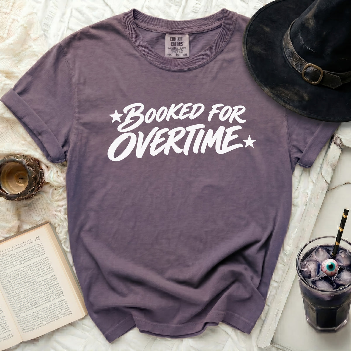 Booked For Overtime Tee