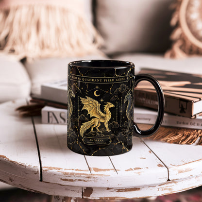 Fourth Wing Dragon Field Guide Mug