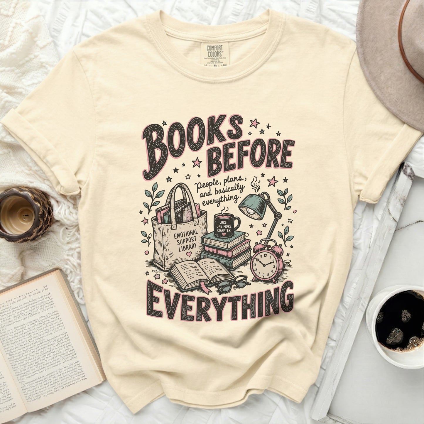 Books before people, plans, and basically everything.