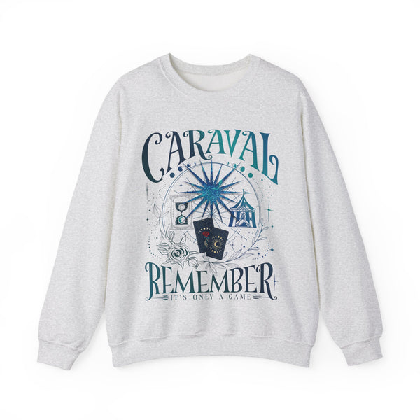 Caraval Only a Game Sweatshirt in Ash