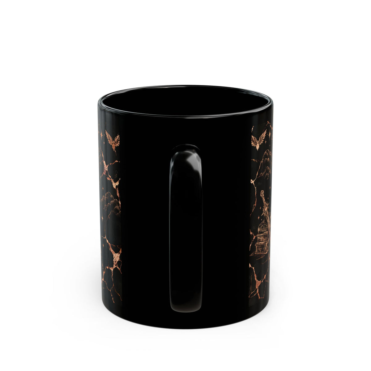 Crescent City Black & Rose Gold Mug