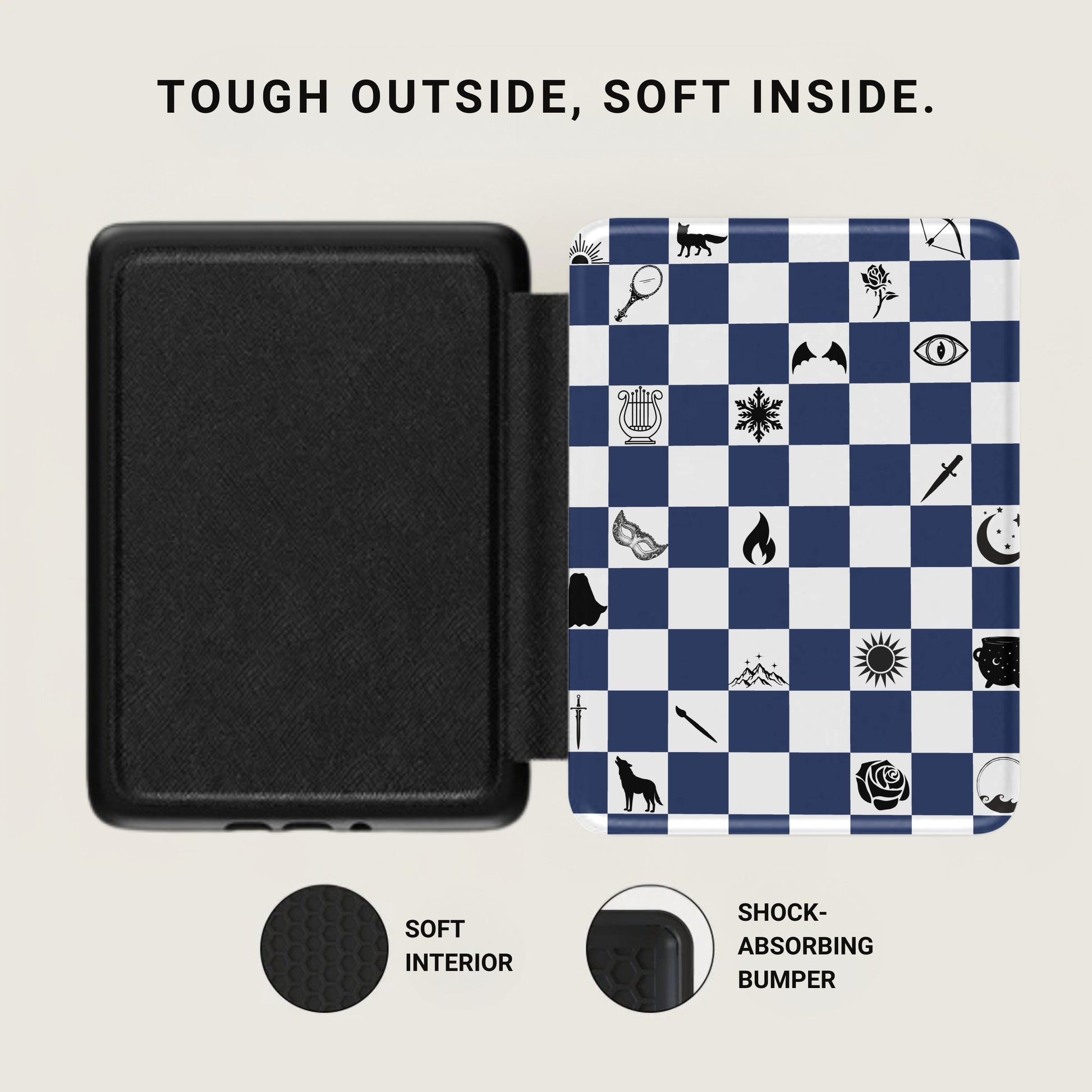 Checkered Mystic Symbols Tough Outside Soft Inside product type