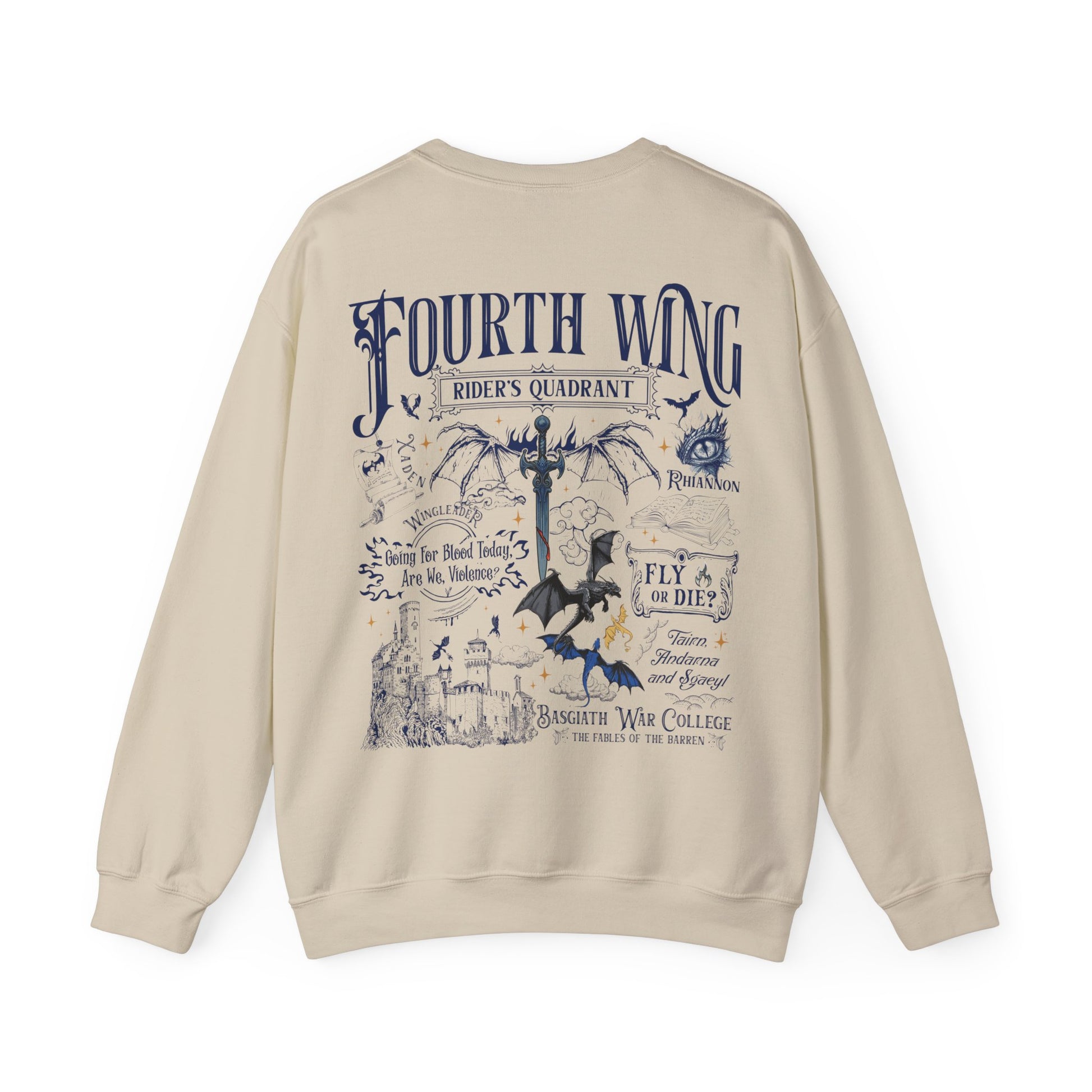 "Fourth Wing - Rider's Quadrant Sweatshirt - MagicMerchEmporium
