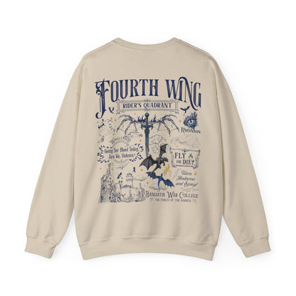 "Fourth Wing - Rider's Quadrant Sweatshirt - MagicMerchEmporium