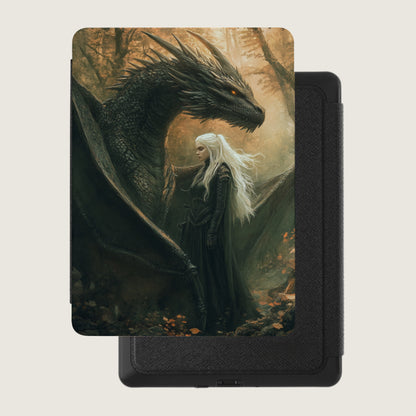 White Haired Woman Dark Dragon Autumn Forest product type