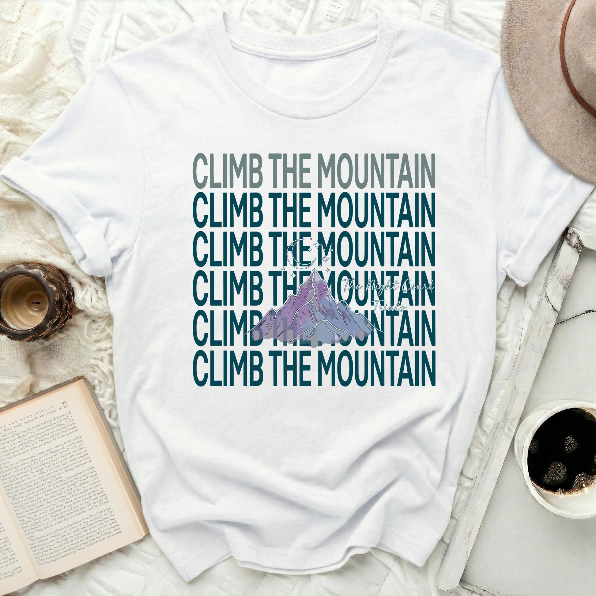 Climb The Mountain Graphic Tee Adventure Inspirational Product type

climb the mountain, mountain graphic, adventure shirt, inspirational quote, outdoor lifestyle, hiking apparel, nature lover, graphic tee, white t-shirt, exploration gear, summit quest, landscape design, travel souvenir, casual top, unique design, mountain peak, wilderness theme, positive message, motivation shirt, gift for adventurer