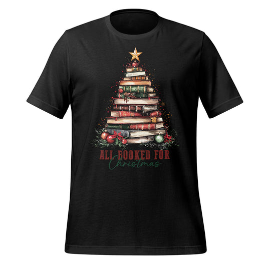 All Booked for Christmas T-shirt