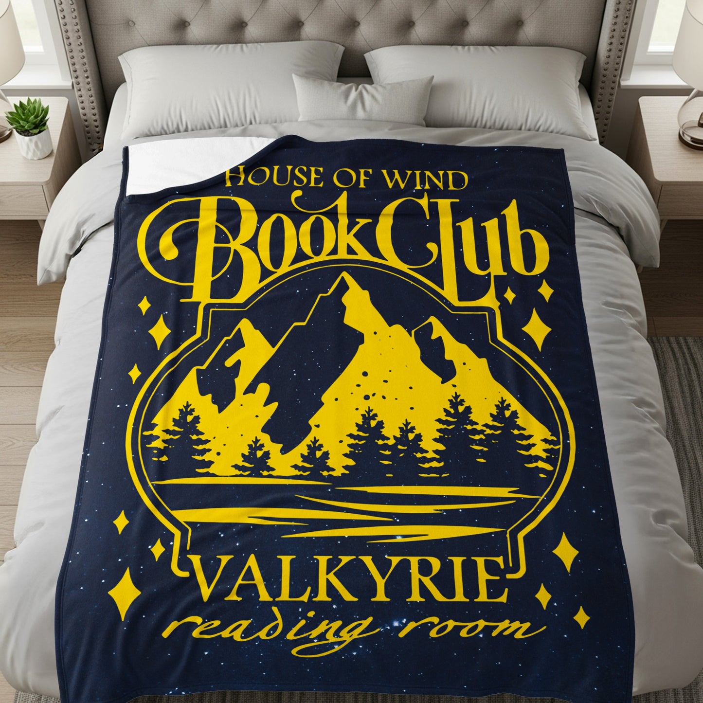 House of Wind Book Club Valkyrie Reading Room blanket