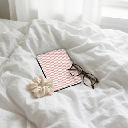 Red and White Striped Tablet Case for Stylish Protection