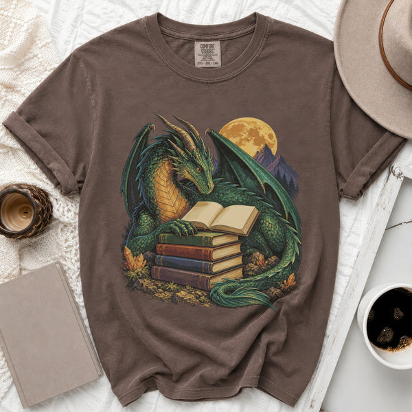 Book Dragon Tee in Espresso