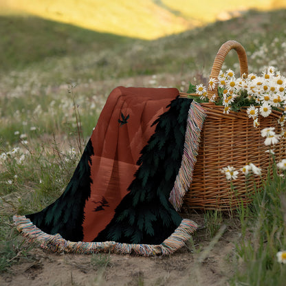 Heir of Fire Woven Throw Blanket
