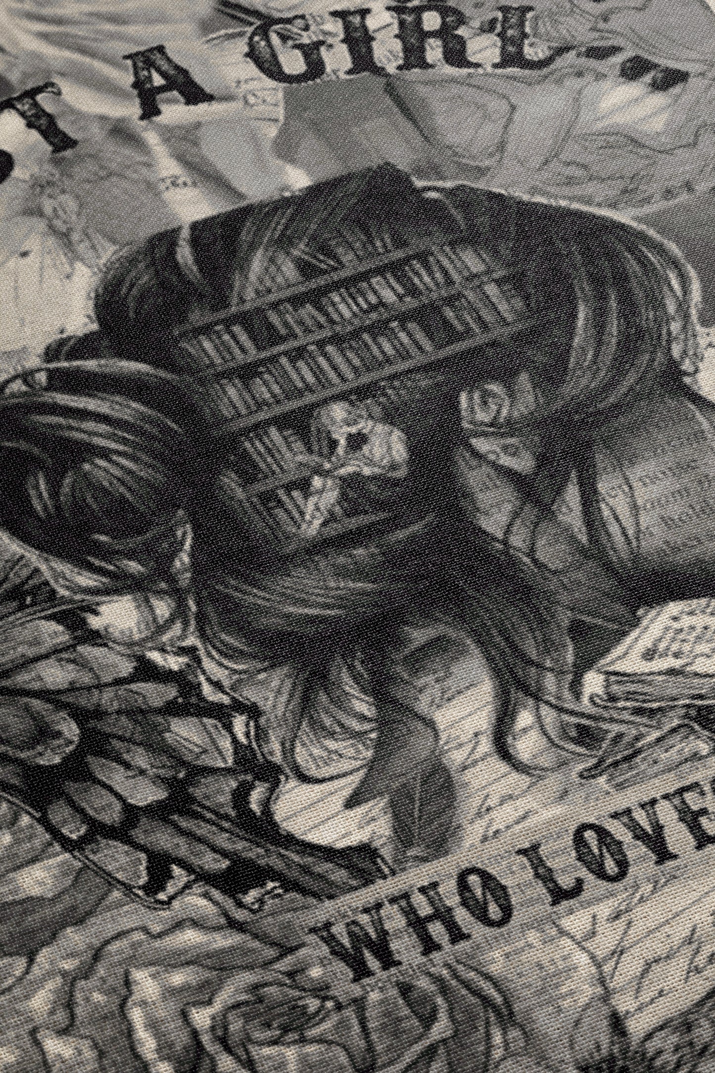 The image is a collage of various artistic elements, including a close-up of a person's face with a book-like structure on their head, a rose, and other abstract shapes and patterns. The overall composition is visually intriguing and thought-provoking.
