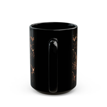 Crescent City Black & Rose Gold Mug