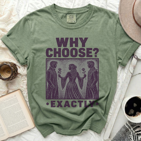 Why Choose Exactly Vignette Tee in Moss