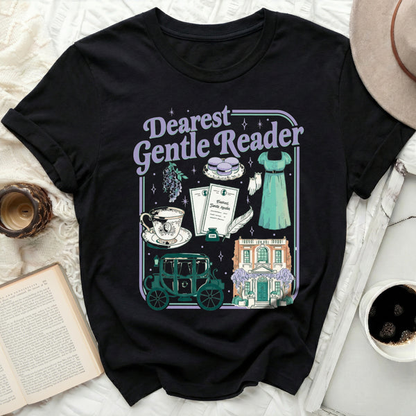 Dearest Reader Tee in Black