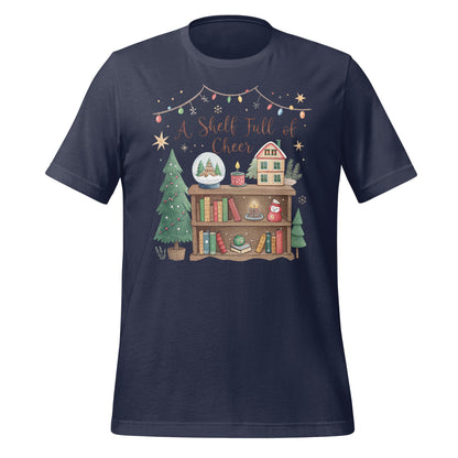 A Shelf Full of Cheer Christmas Themed T-Shirt