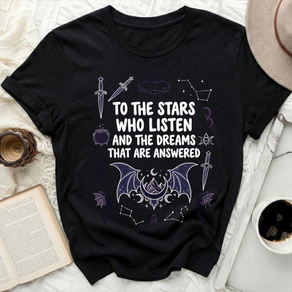 Stars Listen Dreams Answered Mystical Celestial product type
Celestial Design
Mystical Apparel
Fantasy Clothing
Gothic Aesthetic
Witchy Style
Magical Moon
Bat Wings Art
Constellation Tee
Dagger Symbol
Cauldron Element
Crown Thorns Motif
Occult Fashion
Spiritual Garment
Unique Graphic
Dark Academia
Indie Design
Bohemian Vibes
Night Sky Theme
Fantasy Reader
Bookish Inspired