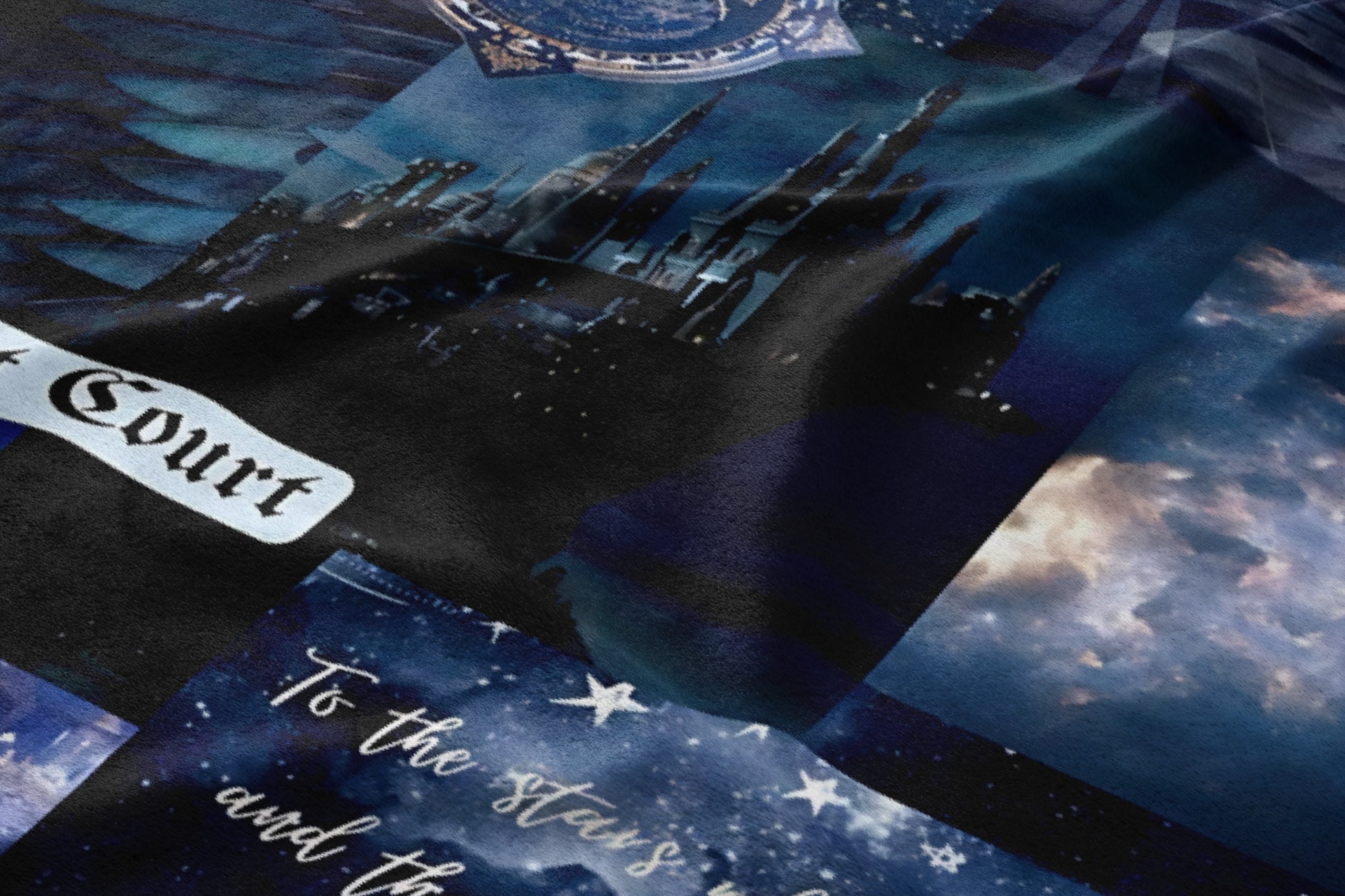 Magical Stars Wizards Design Blanket for Cozy Winter