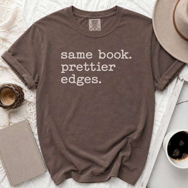 Prettier Edges Bookish Tee in Espresso