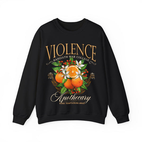 Violence Apothecary Sweatshirt in Black